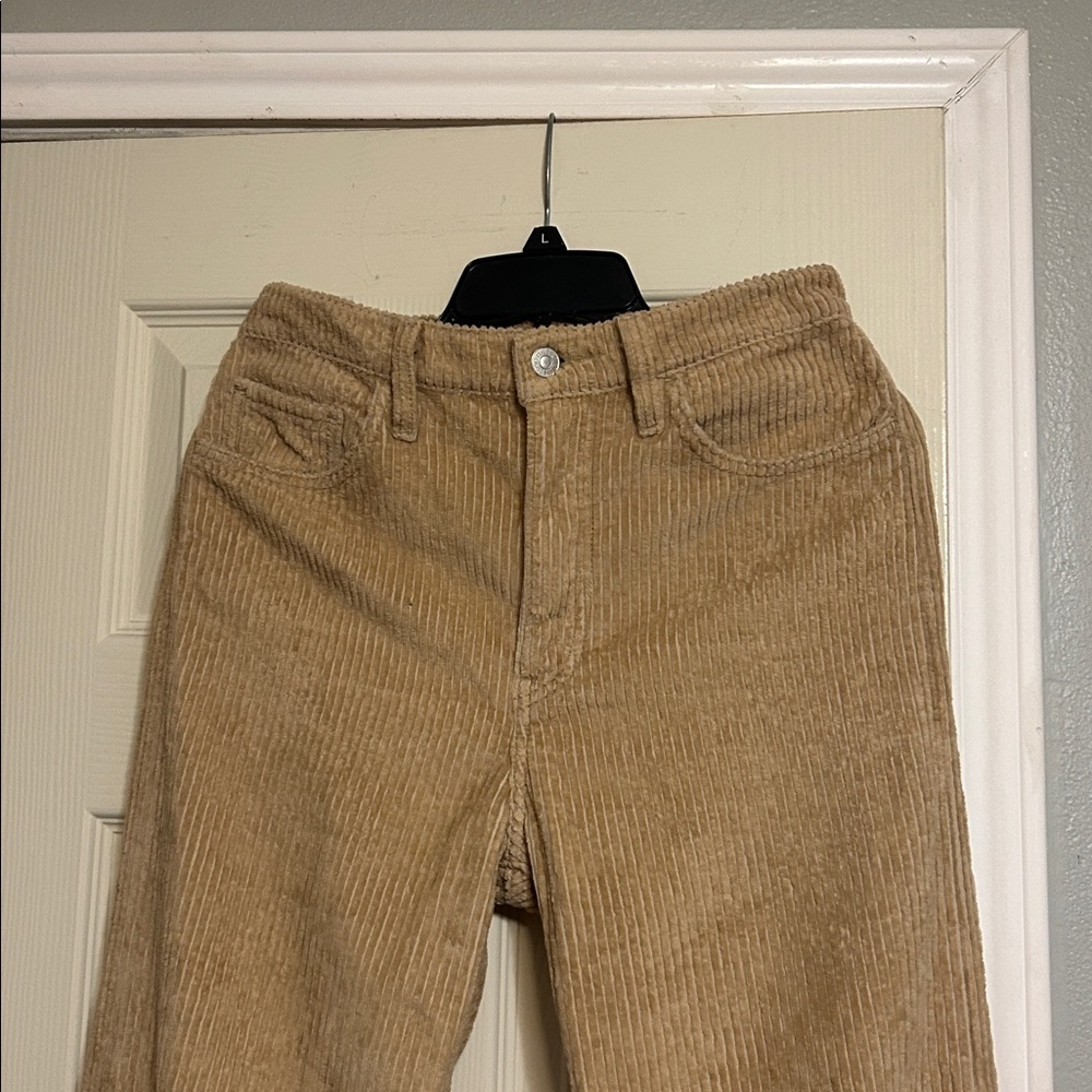 $🔟💰Moving🚚Sale Levi’s tan corduroy ribcage straight ankle sz 27 - Picture 2 of 7